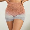 Women Quality Gradient High Waist Short Breathing Fashion Shorts Running Yoga Gym Sports Shorts