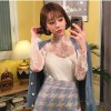 Summer Women Sexy Mesh Lace Floral Embroidery Blouses Elegant See-through Shirt