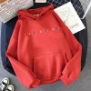  Women New Fashion Vintage Casual Punk Letter Hip Hop Hooded 