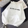  Women New Fashion Vintage Casual Punk Letter Hip Hop Hooded 