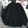 Women's Spring and Autumn New Fashion Splicing Pullover Solid Sweatshirt