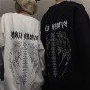 Women Spring Gothic Oversized Hoodie Streetwear  Hip-hop Cool Couple Sweatshirts