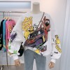 Women's Anime Hoodie Korean Style Sweatshirt Pullovers Long Sleeve Tops Clothes
