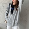 Korean Version Loose Thin Long-sleeved Hooded Sun Protection Solid Coat