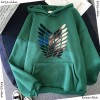 Women Anime Hoodie Attack on Titan Hoodied Long Sleeve Streetwear 