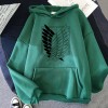 Women Anime Hoodie Attack on Titan Hoodied Long Sleeve Streetwear 