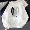 Women Anime Hoodie Attack on Titan Hoodied Long Sleeve Streetwear 