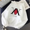 Men/Women Japanese Anime Manga Kawaii Hunter X Hunter Hoodies  Short Sleeve Sweatshirt 