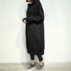 Women Long Hoodie Solid Sweatshirts Baggy Pullover Oversized Sweatshirt Dress