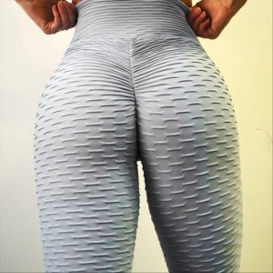 Bumps Style Leggings Put Hip Fold Elastic High Waist Legging Breathable Slim Pants