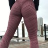 Bumps Style Leggings Put Hip Fold Elastic High Waist Legging Breathable Slim Pants