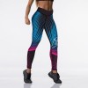 Qickitout 12%spandex Sexy High Waist Elasticity Women Digital Printed Leggings 