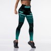 Qickitout 12%spandex Sexy High Waist Elasticity Women Digital Printed Leggings 
