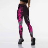 Qickitout 12%spandex Sexy High Waist Elasticity Women Digital Printed Leggings 
