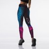 Qickitout 12%spandex Sexy High Waist Elasticity Women Digital Printed Leggings 