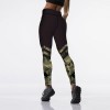 Qickitout 12%spandex Sexy High Waist Elasticity Women Digital Printed Leggings 