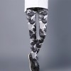 Graffiti Floral Patterned  Leggins For Women Leggings Houndstooth Elastic Design Vintage Leggins 