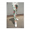 Graffiti Floral Patterned  Leggins For Women Leggings Houndstooth Elastic Design Vintage Leggins 