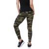 Graffiti Floral Patterned  Leggins For Women Leggings Houndstooth Elastic Design Vintage Leggins 