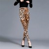 Graffiti Floral Patterned  Leggins For Women Leggings Houndstooth Elastic Design Vintage Leggins 