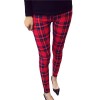 Graffiti Floral Patterned  Leggins For Women Leggings Houndstooth Elastic Design Vintage Leggins 