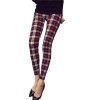 Graffiti Floral Patterned  Leggins For Women Leggings Houndstooth Elastic Design Vintage Leggins 