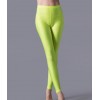 Women Shiny Pant Leggings Solid Color Fluorescent Spandex Elasticity Casual Trousers