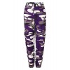 Women 6 Color Camo Cargo Pants High Waist Hip Hop Trousers  Camouflage Long Pants