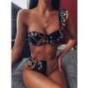 Sexy Women High Waist Bikini Swimsuit Bandeau Thong Brazilian Bikini Set  