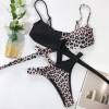 Sexy Women High Waist Bikini Swimsuit Bandeau Thong Brazilian Bikini Set  