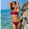 Women Sexy Solid Color Bikini Swimwear Bandeau Biquini Swimsuit Bathing Suit