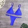New Summer Women Solid Bikini Set Low Waist Swimwear Brazilian Bathing Suit 