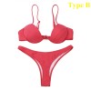 Sexy Unpadded Brazilian Bikini Set Women Bandage Bikini Set Swimsuit Swimwear 