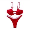 Sexy Unpadded Brazilian Bikini Set Women Bandage Bikini Set Swimsuit Swimwear 