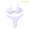 Sexy Unpadded Brazilian Bikini Set Women Bandage Bikini Set Swimsuit Swimwear 