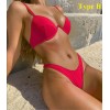 Sexy Unpadded Brazilian Bikini Set Women Bandage Bikini Set Swimsuit Swimwear 