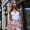 New Women Solid Color Sexy Sleeveless Bodycon Bodysuit Streetwear Outfits