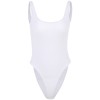 Strappy Bodysuit Sexy Backless Ribbed Bodysuit Femme Sleeveless Tank Top Bodysuit