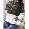 Women Coat Stitching Plaid Ladies Clothes Hooded Zipper Coat Women Jacket