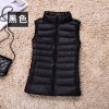 Women 90% White Ultra Light Duck Down Vest   Jacket High collar Sleeveless Coat