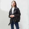 Fitaylor PU Jackets Outwear Female Tops BF Style Leather Jacket Coat