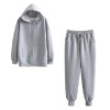 Winter Women tracksuit thick fleece 100% cotton suit 2 pieces sets hoodies sweatshirt 