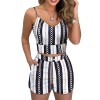 2-piece Outfit Set Sleeveless Print Top Shorts Set Women Party wear