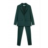 Women Business Interview Suit Set Uniform Smil Blazer Pencil Pant Office Lady suit