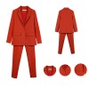 Women Business Interview Suit Set Uniform Smil Blazer Pencil Pant Office Lady suit