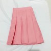 Plaid Women Skirt High Waist Stitching Pleated Skirts Cute Girls Mini Skirt