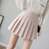Women Skirts New Korean High Waist Plaid Mini Skirt School Girls Cute Pleated Skirt 