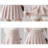 Women Skirts New Korean High Waist Plaid Mini Skirt School Girls Cute Pleated Skirt 