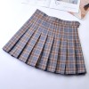 Women Pleat Skirt Preppy Style Plaid Skirts Mini Cute Uniforms Jupe Kawaii Skirt Saia Faldas