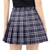 Women Pleat Skirt Preppy Style Plaid Skirts Mini Cute Uniforms Jupe Kawaii Skirt Saia Faldas